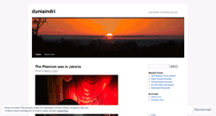 Desktop Screenshot of duniaindri.wordpress.com