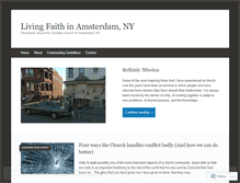 Tablet Screenshot of livingfaithamsterdam.wordpress.com