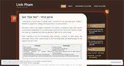 Desktop Screenshot of linhphamphuong.wordpress.com