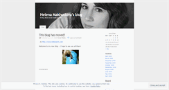 Desktop Screenshot of helenanm.wordpress.com