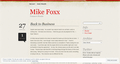 Desktop Screenshot of mikefoxxtreasurehunter.wordpress.com