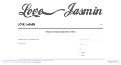 Desktop Screenshot of lovejasmindotcom.wordpress.com