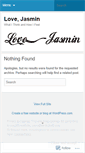 Mobile Screenshot of lovejasmindotcom.wordpress.com
