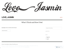 Tablet Screenshot of lovejasmindotcom.wordpress.com