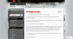 Desktop Screenshot of 1body3spirits.wordpress.com