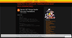Desktop Screenshot of narutoya.wordpress.com