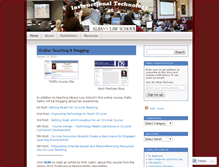 Tablet Screenshot of albanylawtech.wordpress.com