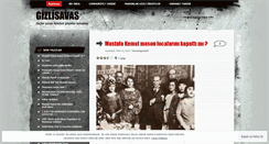 Desktop Screenshot of gizlisavas.wordpress.com