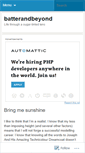 Mobile Screenshot of batterandbeyond.wordpress.com