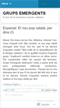 Mobile Screenshot of grupsemergents.wordpress.com