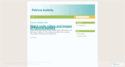 Desktop Screenshot of patriciaaulitzky.wordpress.com