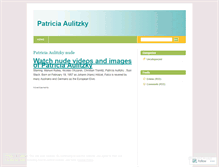 Tablet Screenshot of patriciaaulitzky.wordpress.com
