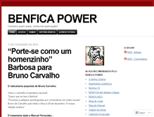 Tablet Screenshot of benficapower.wordpress.com
