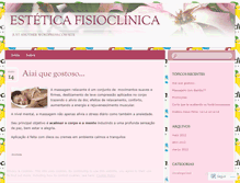 Tablet Screenshot of esteticafisioclinica.wordpress.com