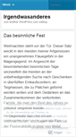 Mobile Screenshot of irgendwasanderes.wordpress.com