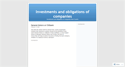 Desktop Screenshot of danfinance.wordpress.com