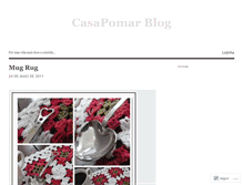 Tablet Screenshot of casapomar.wordpress.com