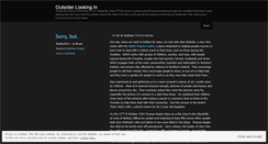 Desktop Screenshot of outsiderlookinginside.wordpress.com