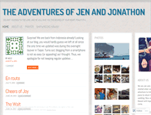 Tablet Screenshot of jenandjonathon.wordpress.com