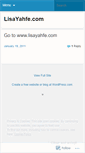Mobile Screenshot of lisayahfeconsulting.wordpress.com