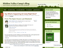 Tablet Screenshot of hiddenvalleycamp.wordpress.com