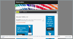 Desktop Screenshot of matematikoi.wordpress.com