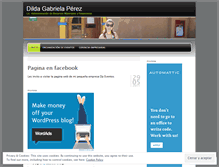 Tablet Screenshot of dildaperez.wordpress.com