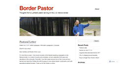 Desktop Screenshot of borderpastor.wordpress.com