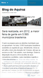 Mobile Screenshot of blogdoaquiraz.wordpress.com