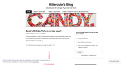 Desktop Screenshot of killercute.wordpress.com