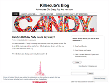 Tablet Screenshot of killercute.wordpress.com