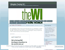 Tablet Screenshot of abingdoneveningwi.wordpress.com