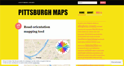 Desktop Screenshot of pittsburghmaps.wordpress.com