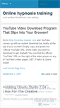Mobile Screenshot of hypnosisonline.wordpress.com