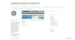 Desktop Screenshot of caminosantiagoandalucia.wordpress.com