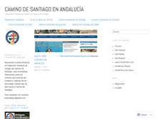 Tablet Screenshot of caminosantiagoandalucia.wordpress.com