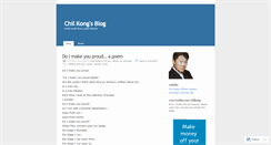 Desktop Screenshot of chilkong.wordpress.com