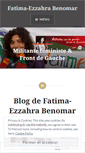 Mobile Screenshot of fatimabenomar.wordpress.com