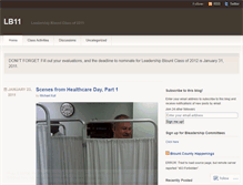 Tablet Screenshot of lb11.wordpress.com