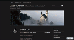 Desktop Screenshot of darkspalace.wordpress.com