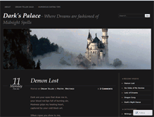 Tablet Screenshot of darkspalace.wordpress.com