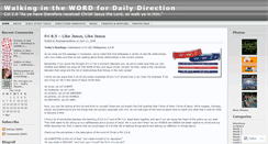 Desktop Screenshot of dailydirection.wordpress.com