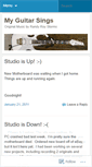 Mobile Screenshot of myguitarsings.wordpress.com
