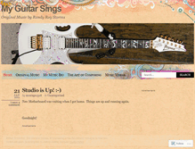 Tablet Screenshot of myguitarsings.wordpress.com