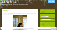 Desktop Screenshot of erinp.wordpress.com