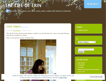 Tablet Screenshot of erinp.wordpress.com