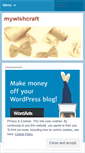 Mobile Screenshot of mywishcraft.wordpress.com