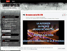Tablet Screenshot of laautopista.wordpress.com