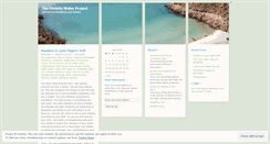 Desktop Screenshot of divinitywaterproject.wordpress.com