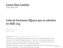 Tablet Screenshot of cdiazcastillo.wordpress.com